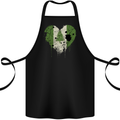 Love Flag Norfolk Island Football Cotton Apron 100% Organic Black