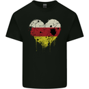 Love Flag North Ossetia Football Kids T-Shirt Childrens Black