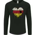 Love Flag North Ossetia Football Mens Long Sleeve T-Shirt Black