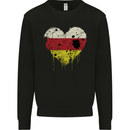 Love Flag North Ossetia Football Mens Sweatshirt Jumper Black
