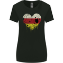Love Flag North Ossetia Football Womens Wider Cut T-Shirt Black