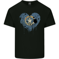Love Flag Northern Mariana Islands Football Mens Cotton T-Shirt Tee Top Black