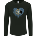 Love Flag Northern Mariana Islands Football Mens Long Sleeve T-Shirt Black