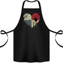 Love Flag Panama Football Cotton Apron 100% Organic Black