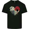Love Flag Panama Football Mens Cotton T-Shirt Tee Top Black