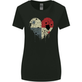 Love Flag Panama Football Womens Wider Cut T-Shirt Black