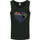 Love Flag Pitcairn Islands Football Mens Vest Tank Top Black