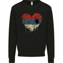 Love Flag Republika Srpska Football Mens Sweatshirt Jumper Black