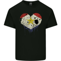 Love Flag Saba Football Mens Cotton T-Shirt Tee Top Black