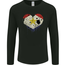 Love Flag Saba Football Mens Long Sleeve T-Shirt Black