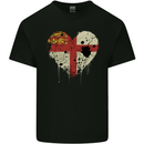 Love Flag Sark Football Mens Cotton T-Shirt Tee Top Black