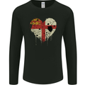 Love Flag Sark Football Mens Long Sleeve T-Shirt Black