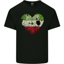 Love Flag Somaliland Football Mens Cotton T-Shirt Tee Top Black