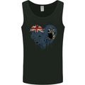 Love Flag South Georgia and Sandwich Islands Mens Vest Tank Top Black
