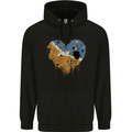 Love Flag Tierra del Fuego Province Argentina Childrens Kids Hoodie Black