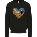 Love Flag Tierra del Fuego Province Argentina Mens Sweatshirt Jumper Black