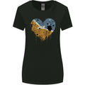 Love Flag Tierra del Fuego Province Argentina Womens Wider Cut T-Shirt Black