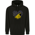 Love Flag Tokelau Football Childrens Kids Hoodie Black