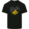 Love Flag Tokelau Football Mens Cotton T-Shirt Tee Top Black