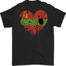 Love Flag Transnistria Football Mens Gildan Cotton T-Shirt Black
