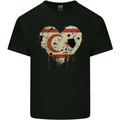 Love Flag Turkish Republic of Northern Cyprus Mens Cotton T-Shirt Tee Top Black