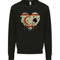 Love Flag Turkish Republic of Northern Cyprus Mens Sweatshirt Jumper Black