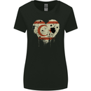 Love Flag Turkish Republic of Northern Cyprus Womens Wider Cut T-Shirt Black