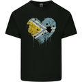 Love Flag Tuva Football Mens Cotton T-Shirt Tee Top Black