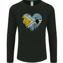 Love Flag Tuva Football Mens Long Sleeve T-Shirt Black