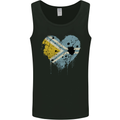 Love Flag Tuva Football Mens Vest Tank Top Black