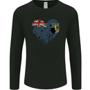 Love Flag Virgin Islands UK Football Mens Long Sleeve T-Shirt Black