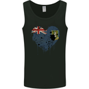 Love Flag Virgin Islands UK Football Mens Vest Tank Top Black