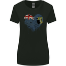 Love Flag Virgin Islands UK Football Womens Wider Cut T-Shirt Black