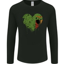 Love Flag Zambia Zambian Football Mens Long Sleeve T-Shirt Black