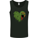 Love Flag Zambia Zambian Football Mens Vest Tank Top Black