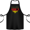 Love Germany Flag German Day Football Cotton Apron 100% Organic Black