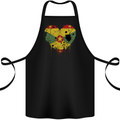Love Grenada Flag Grenadians Day Football Cotton Apron 100% Organic Black