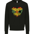 Love Grenada Flag Grenadians Day Football Mens Sweatshirt Jumper Black
