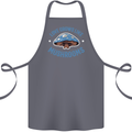 Love Grows Like Mushrooms Foraging Mycology Cotton Apron 100% Organic Steel