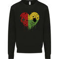 Love Guinea-Bissau Flag Day Football Mens Sweatshirt Jumper Black