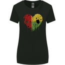 Love Guinea-Bissau Flag Day Football Womens Wider Cut T-Shirt Black