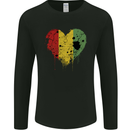 Love Guinea Flag Guinean Day Football Mens Long Sleeve T-Shirt Black