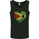 Love Guyana Flag Guyanese Day Football Mens Vest Tank Top Black