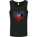 Love Haiti Flag Haitian Day Football Mens Vest Tank Top Black