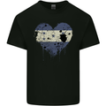 Love Honduras Flag Honduran Day Football Kids T-Shirt Childrens Black