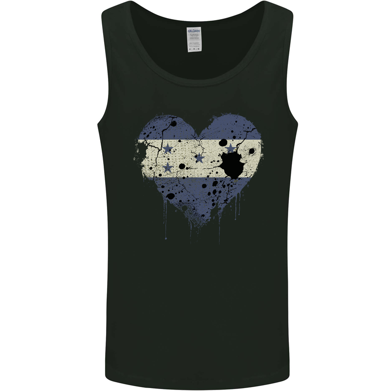 Love Honduras Flag Honduran Day Football Mens Vest Tank Top Black