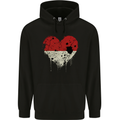 Love Indonesia Flag Indonesian Day Football Childrens Kids Hoodie Black