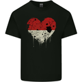 Love Indonesia Flag Indonesian Day Football Mens Cotton T-Shirt Tee Top Black