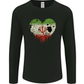 Love Iran Flag Iranian Day Football Mens Long Sleeve T-Shirt Black