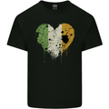 Love Ireland Flag Irish St Patricks Day Football Mens Cotton T-Shirt Tee Top Black